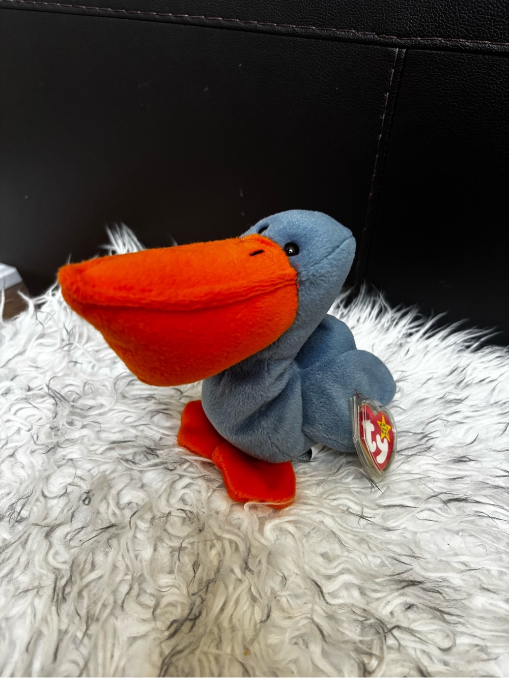 TY ORIGINAL BEANIE BABY- Blue Pelican NAME: Scoop YEAR: 1996 (WITH TAGS)